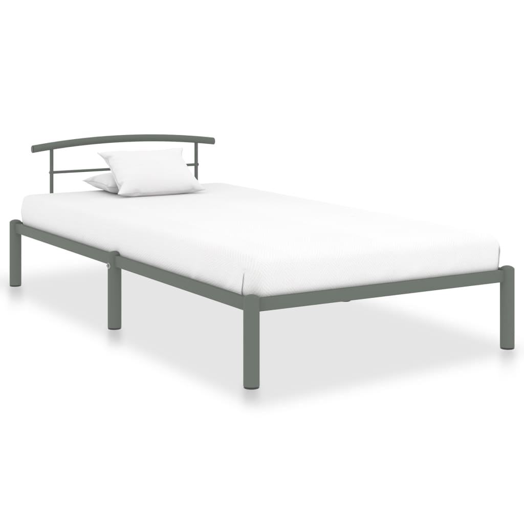 284657 Bed Frame Without Mattress Metal