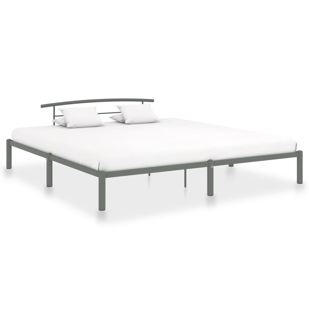 284657 Bed Frame Without Mattress Metal