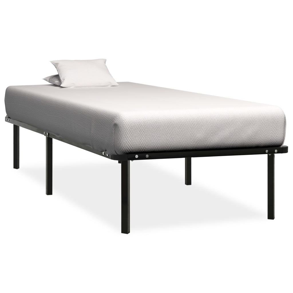 Bed Frame Without Mattress Black Metal