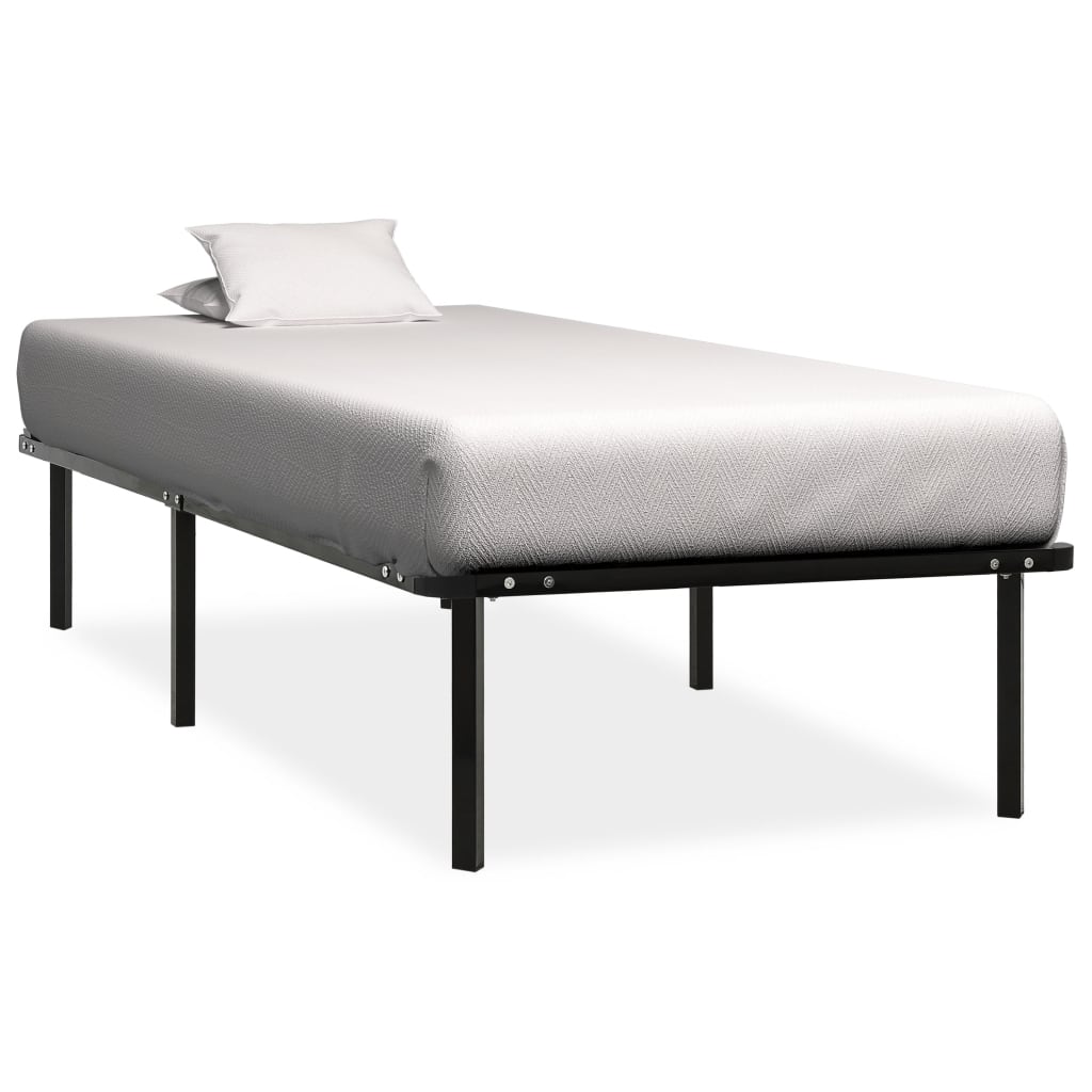 Bed Frame Without Mattress Black Metal