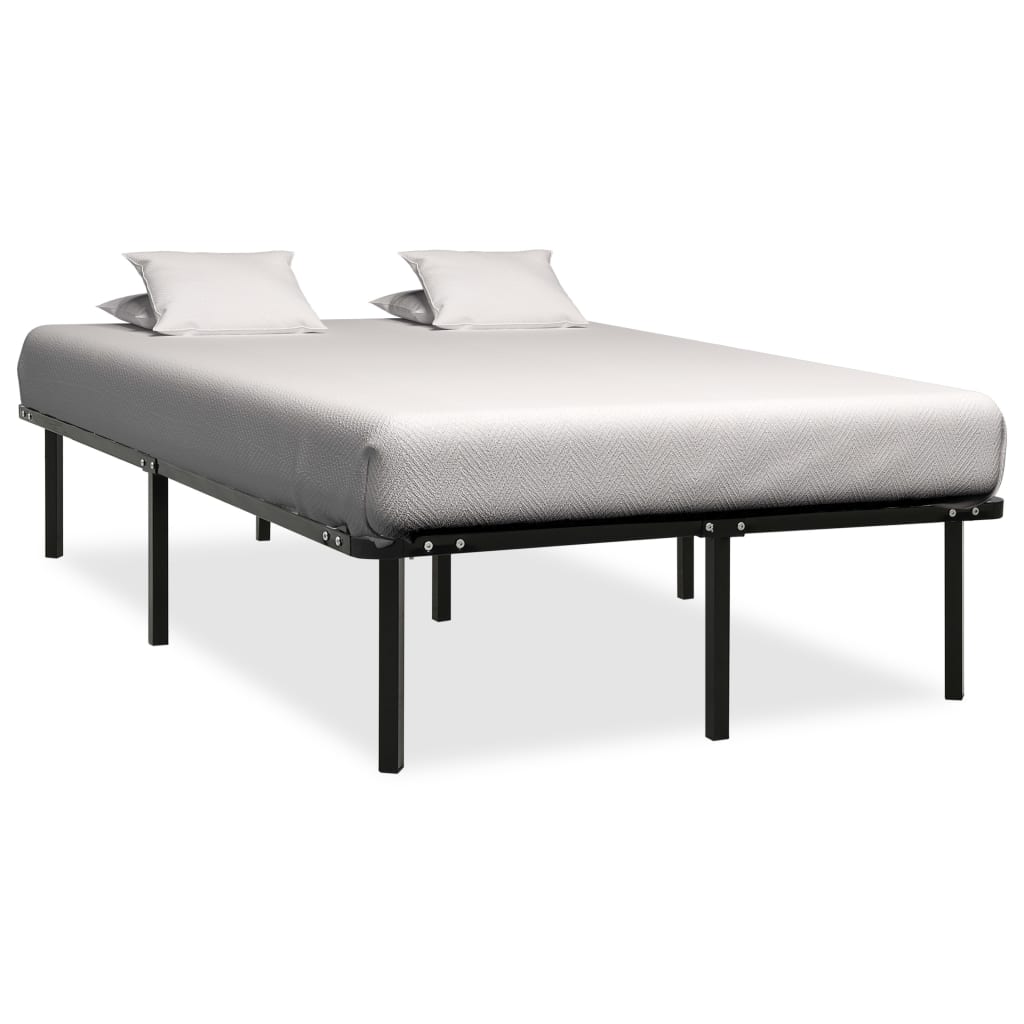 Bed Frame Without Mattress Black Metal