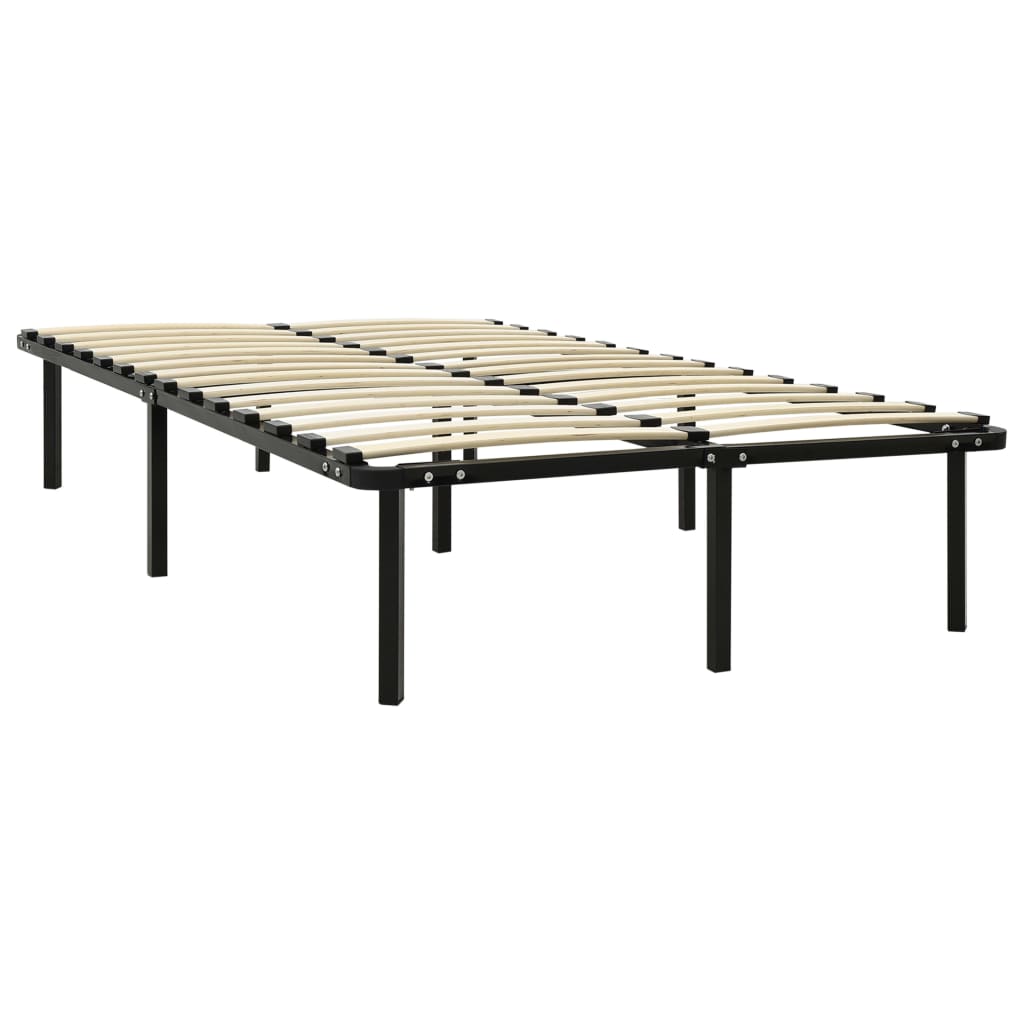 Bed Frame Without Mattress Black Metal