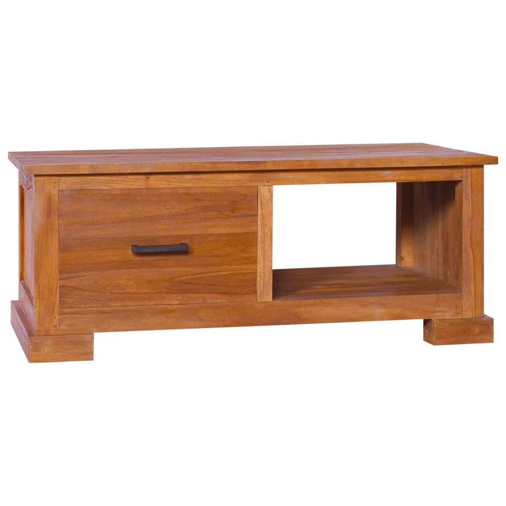 Tv Cabinet 90X50X37 Cm Solid Teak Wood