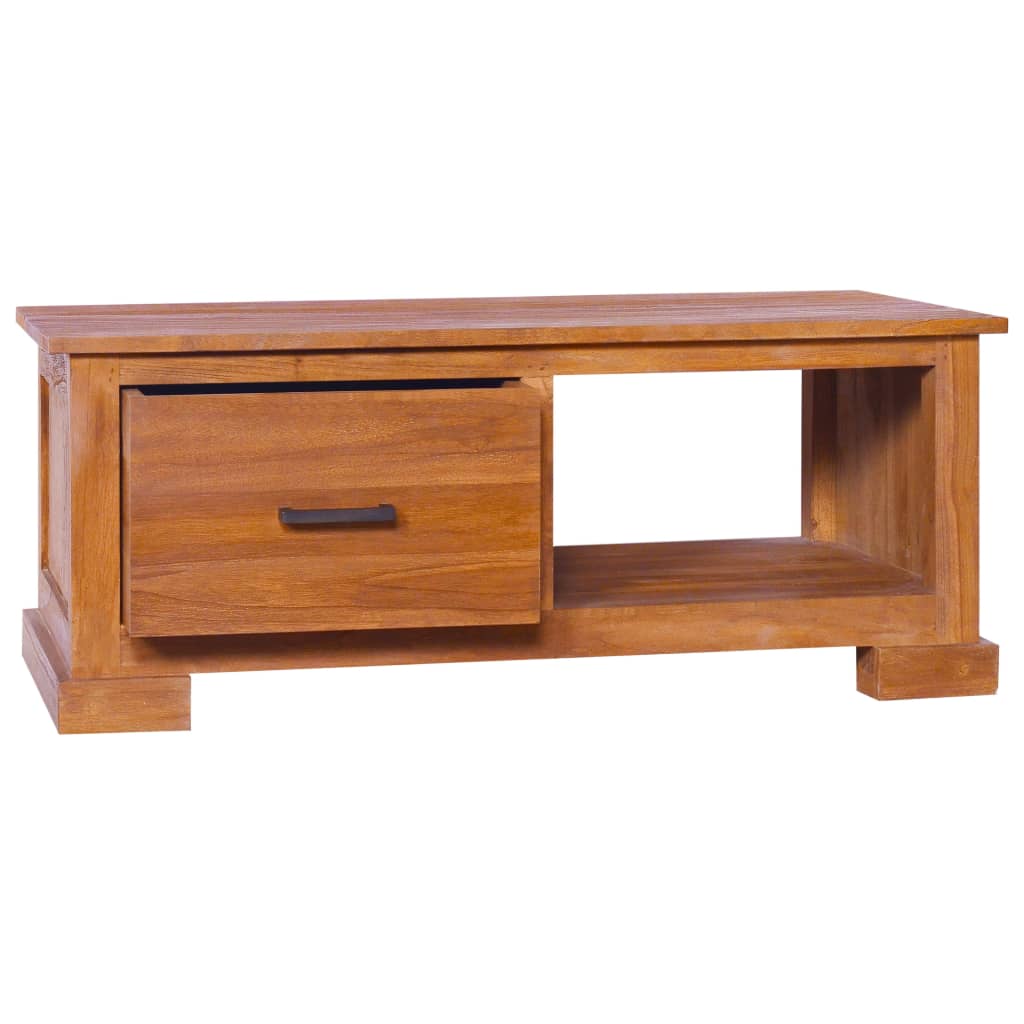 Tv Cabinet 90X50X37 Cm Solid Teak Wood