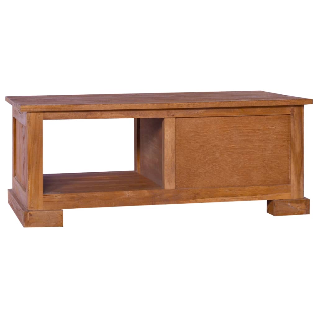 Tv Cabinet 90X50X37 Cm Solid Teak Wood