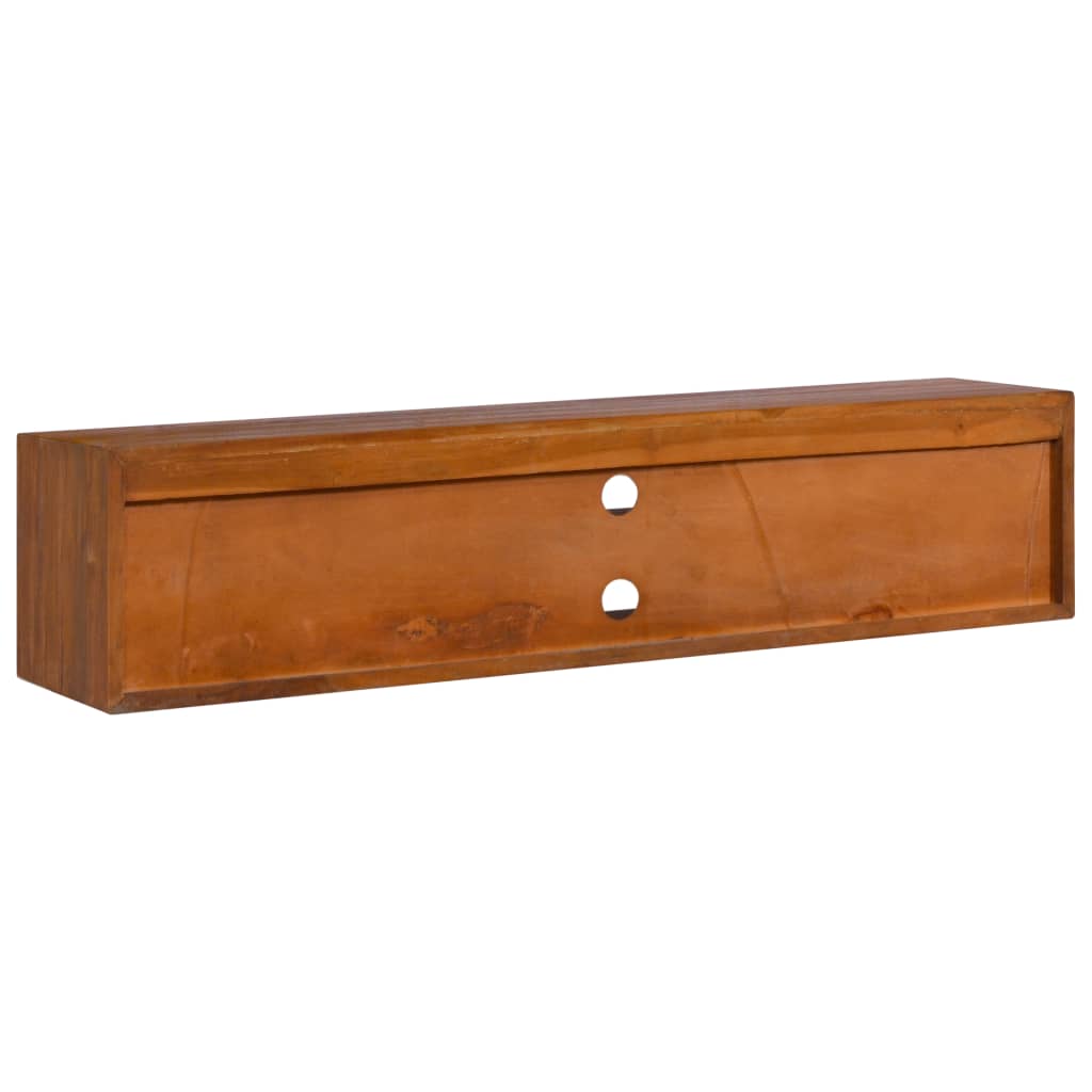 Wall-Mounted Tv Cabinet 135X30X Solid Teak Wood