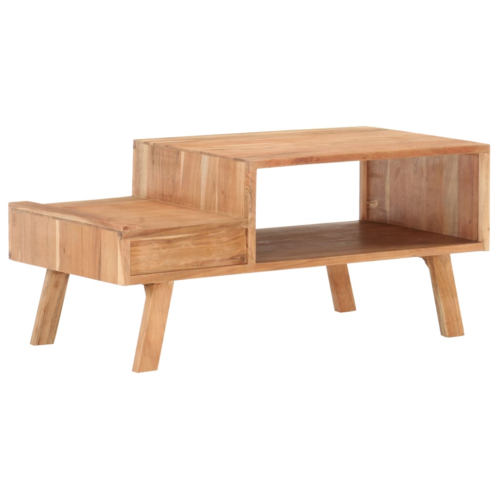 Coffee Table 100X50X45 Cm Solid Acacia Wood