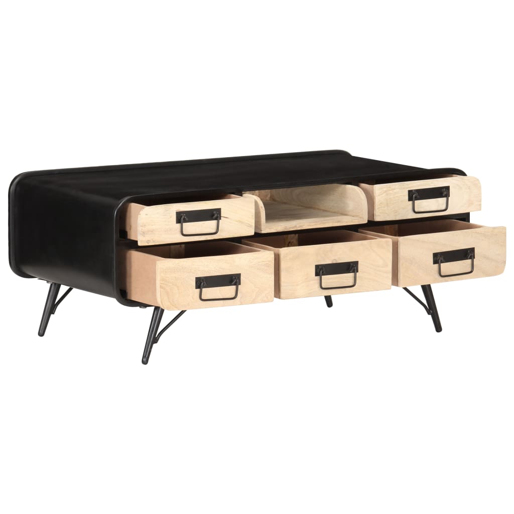 Coffee Table 100X50X40 Cm Solid Mango Wood