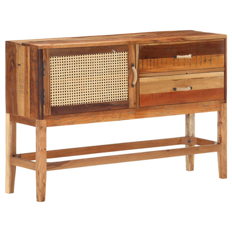Sideboard 118X30X76 Cm Solid Reclaimed Wood