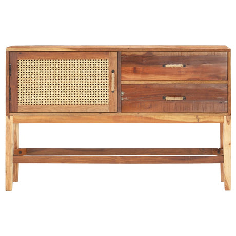 Sideboard 118X30X76 Cm Solid Reclaimed Wood
