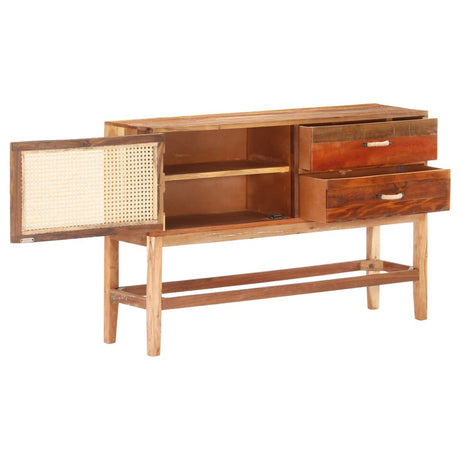 Sideboard 118X30X76 Cm Solid Reclaimed Wood