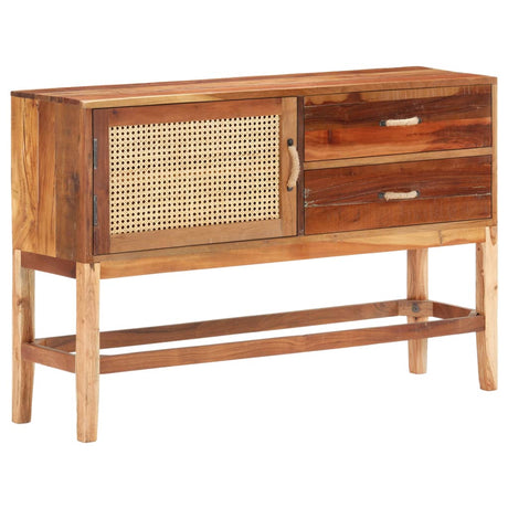 Sideboard 118X30X76 Cm Solid Reclaimed Wood