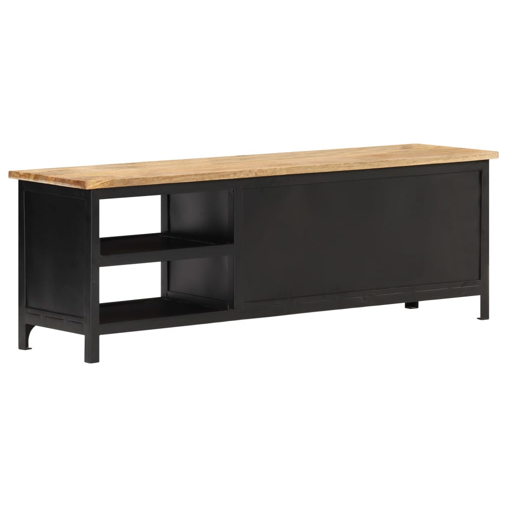 Tv Cabinet 120X30X40 Cm Solid Mango Wood