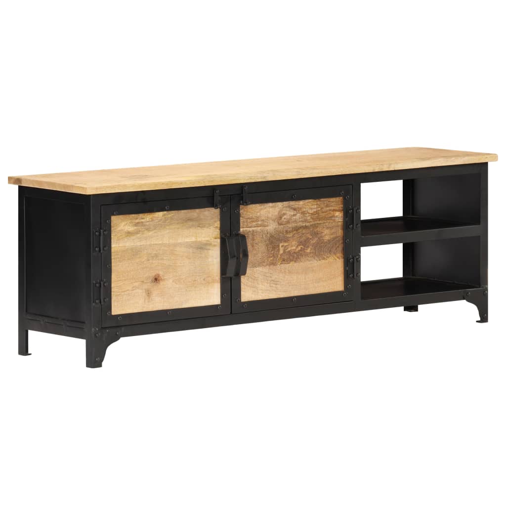 Tv Cabinet 120X30X40 Cm Solid Mango Wood