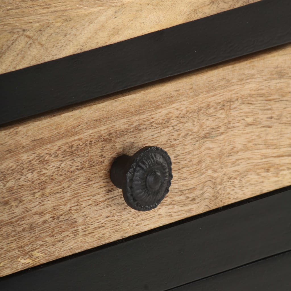 Bedside Cabinet 40X30X50 Cm Solid Mango Wood