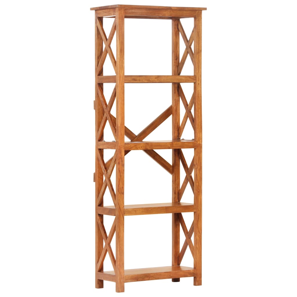 Bookshelf 60X30X Solid Acacia Wood Honey Finish