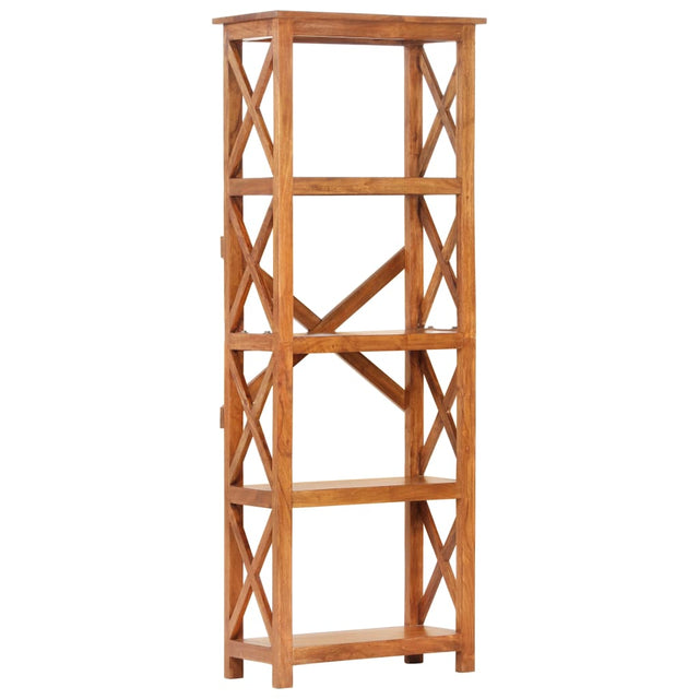 Bookshelf 60X30X Solid Acacia Wood Honey Finish