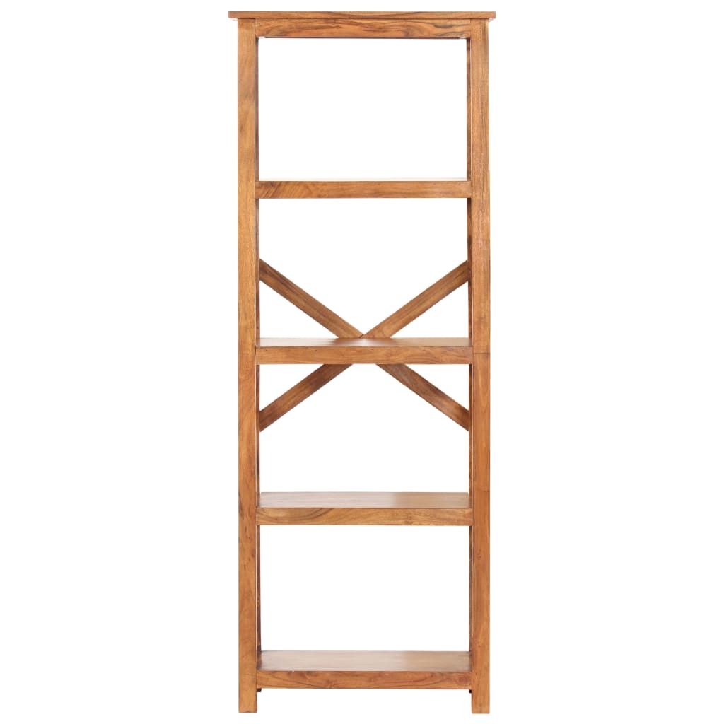 Bookshelf 60X30X Solid Acacia Wood Honey Finish