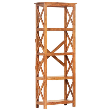 Bookshelf 60X30X Solid Acacia Wood Honey Finish