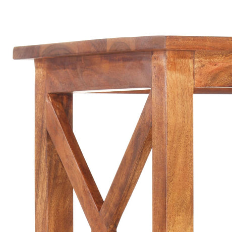Bookshelf 60X30X Solid Acacia Wood Honey Finish