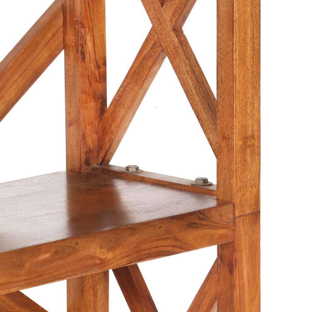 Bookshelf 60X30X Solid Acacia Wood Honey Finish