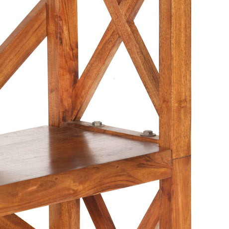 Bookshelf 60X30X Solid Acacia Wood Honey Finish