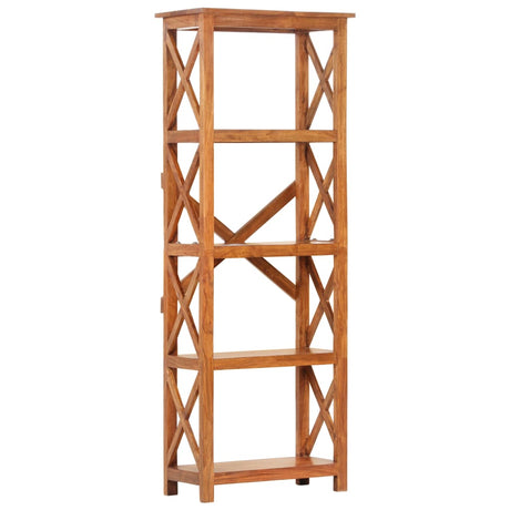 Bookshelf 60X30X Solid Acacia Wood Honey Finish