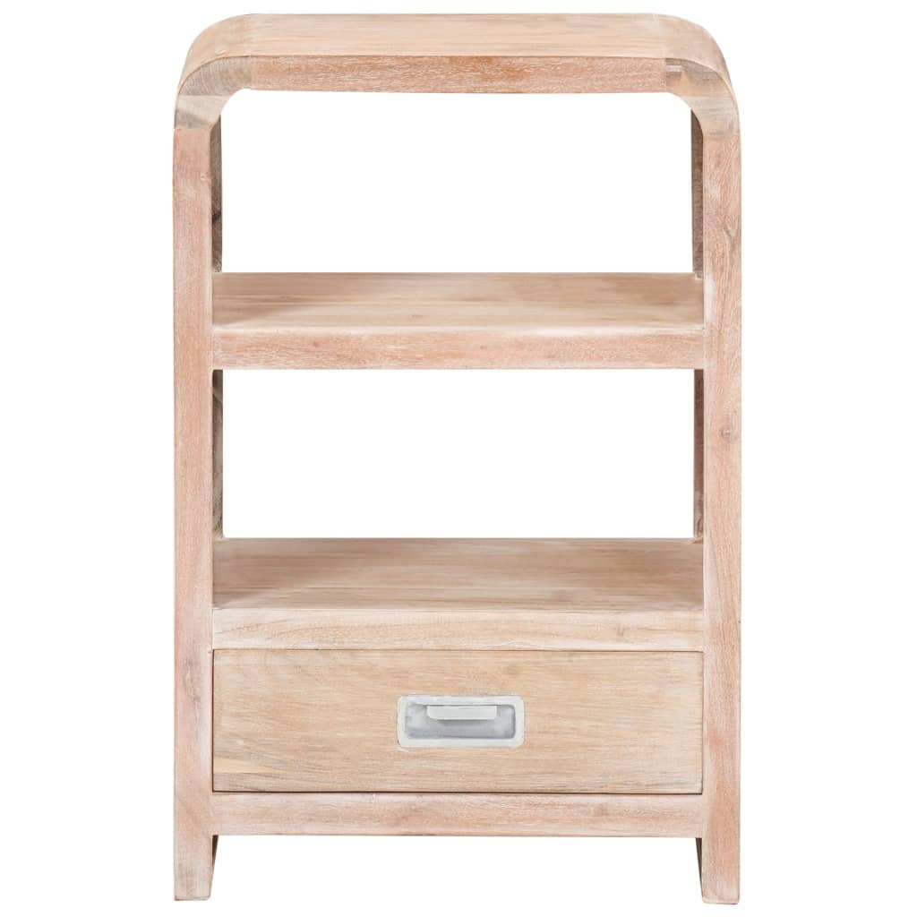 Bedside Table 40X30X60 Cm Solid Acacia Wood