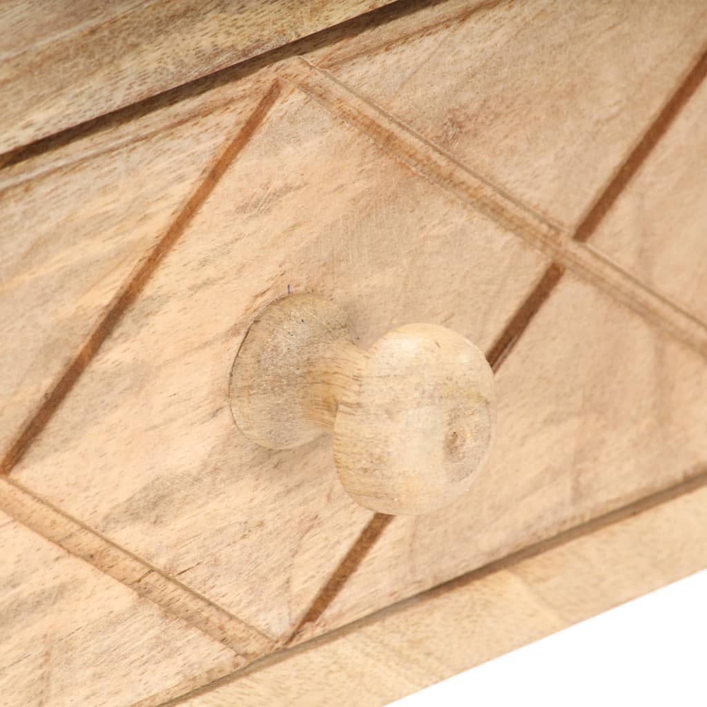 Dressing Table 100X50X76 Cm Solid Mango Wood