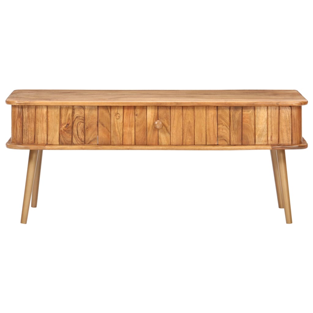 Coffee Table 100X50X40 Cm Solid Acacia Wood