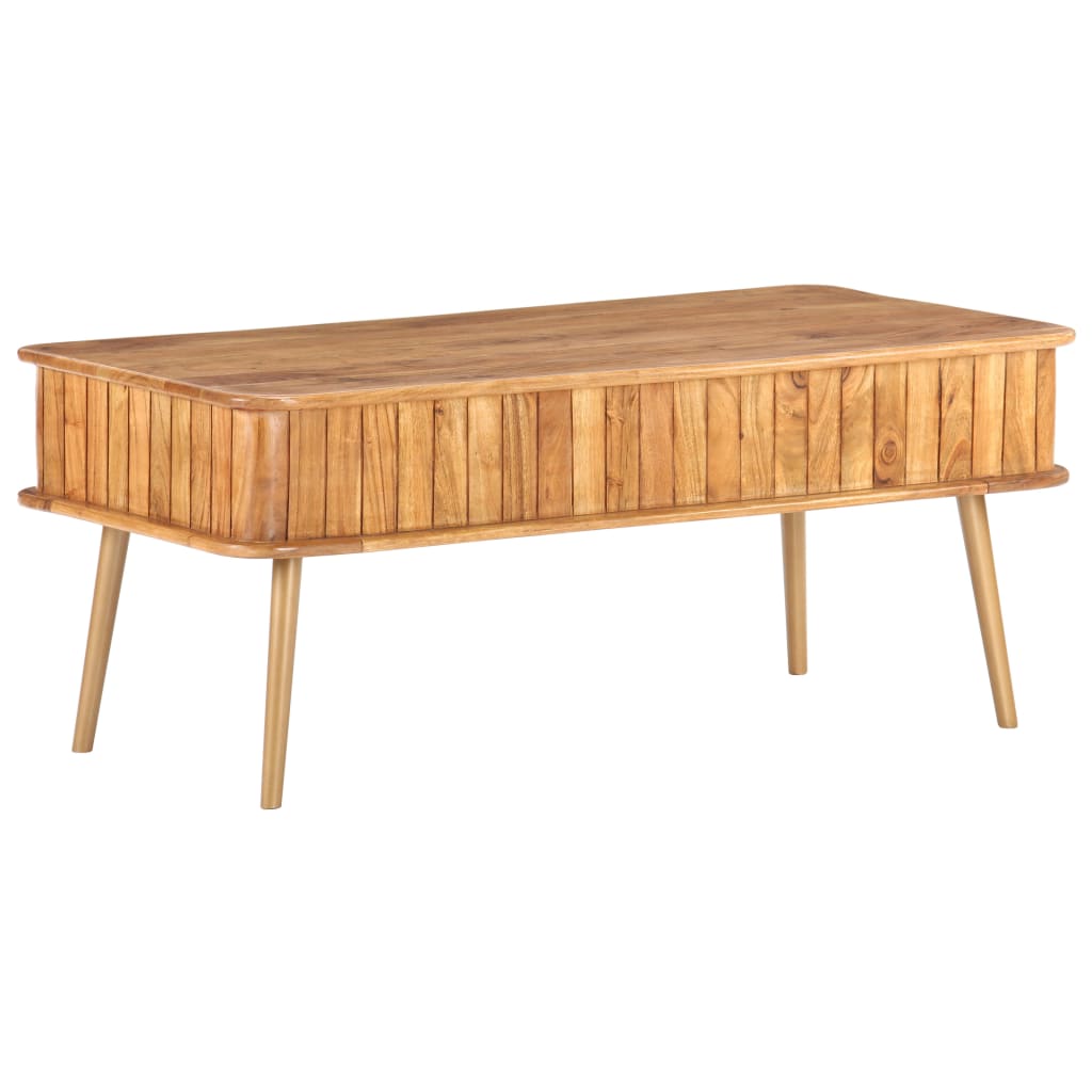 Coffee Table 100X50X40 Cm Solid Acacia Wood