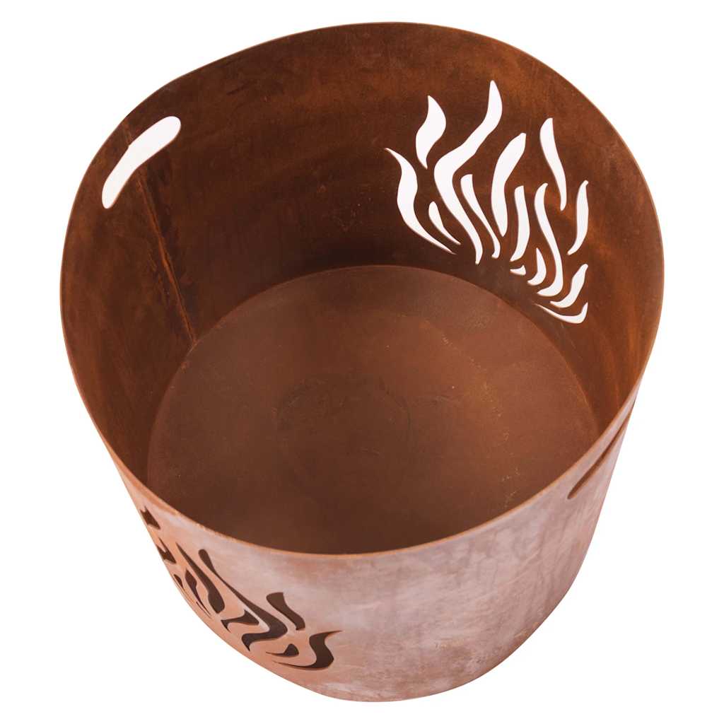 Redfire Handmade Garden Fireplace Kiruna Rust Steel