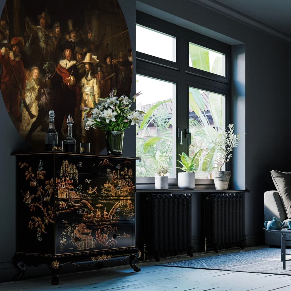 Wallart Wallpaper Circle The Night Watch 190 Cm