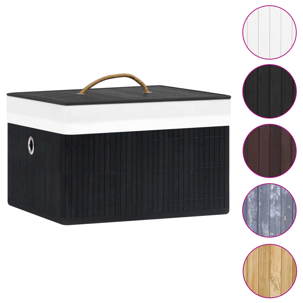 Bamboo Storage Boxes 4 Pcs