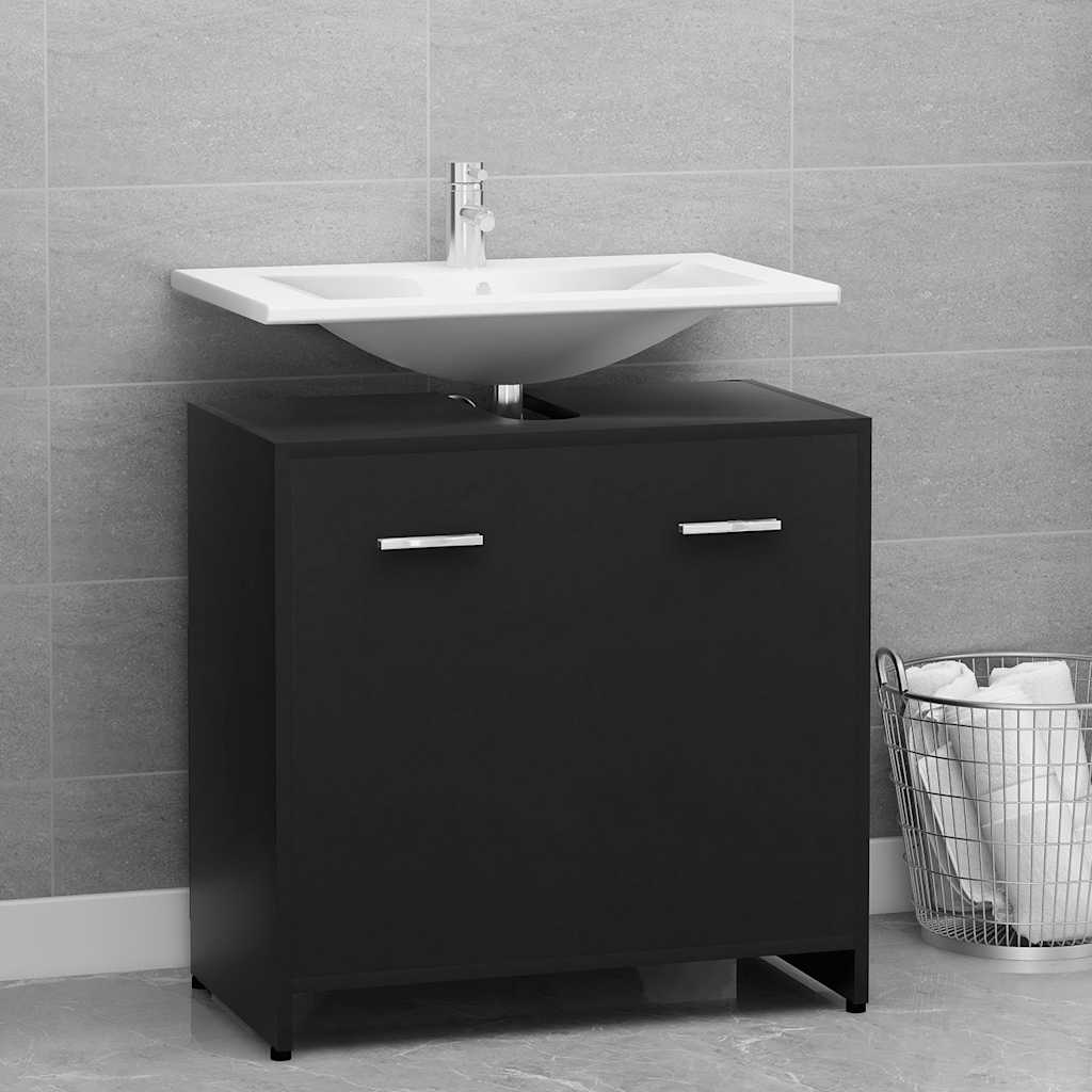 Bathroom Cabinet 60X33X61 Cm Engineered Wood