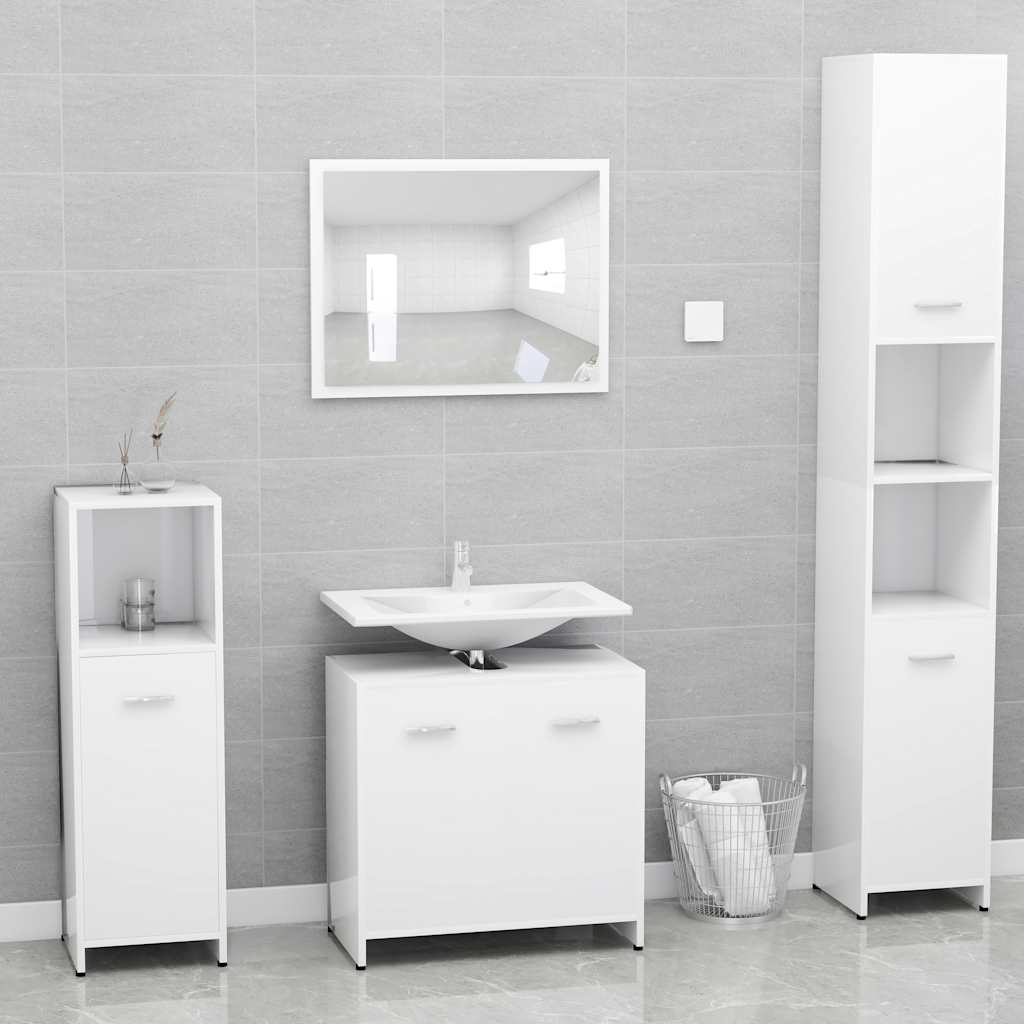 Bathroom Furniture Set Engineered Wood