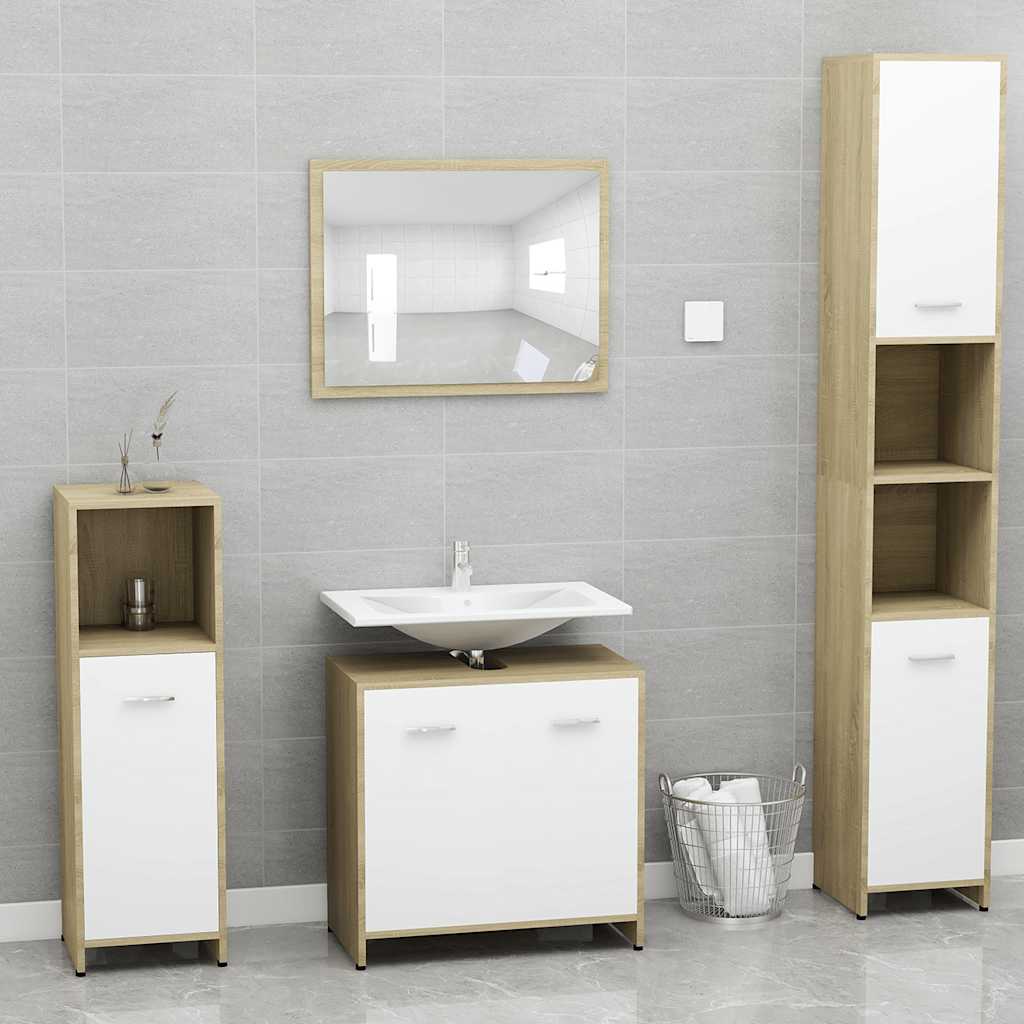 Bathroom Furniture Set Engineered Wood