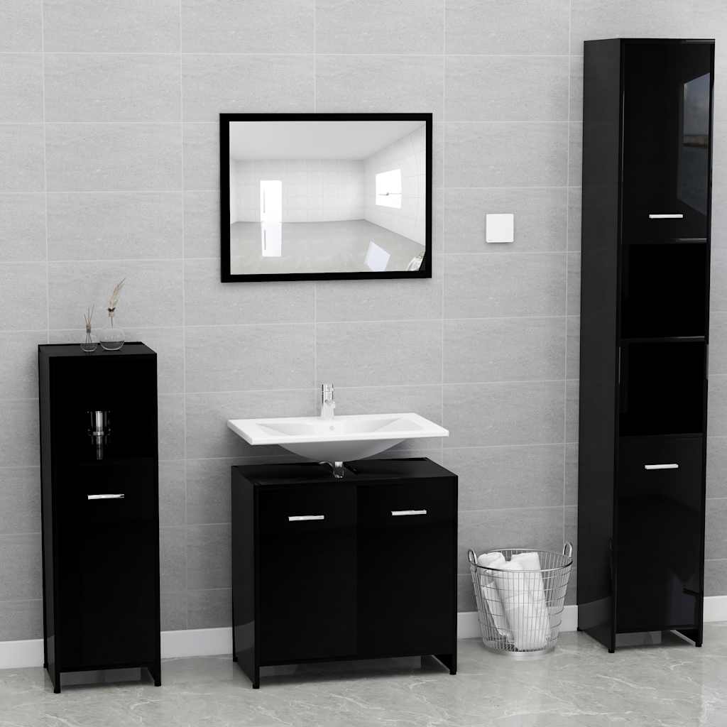 Bathroom Furniture Set Engineered Wood
