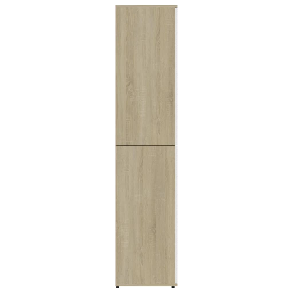 Shoe Cabinet 80X39X178 Cm Engineered Wood