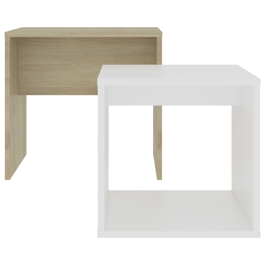 Coffee Table Set 48X30X45 Cm Engineered Wood