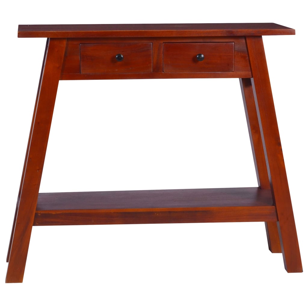 Console Table 90X30X75Cm Solid Mahogany Wood