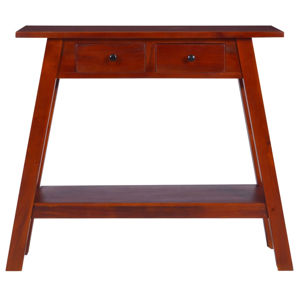 Console Table 90X30X75Cm Solid Mahogany Wood