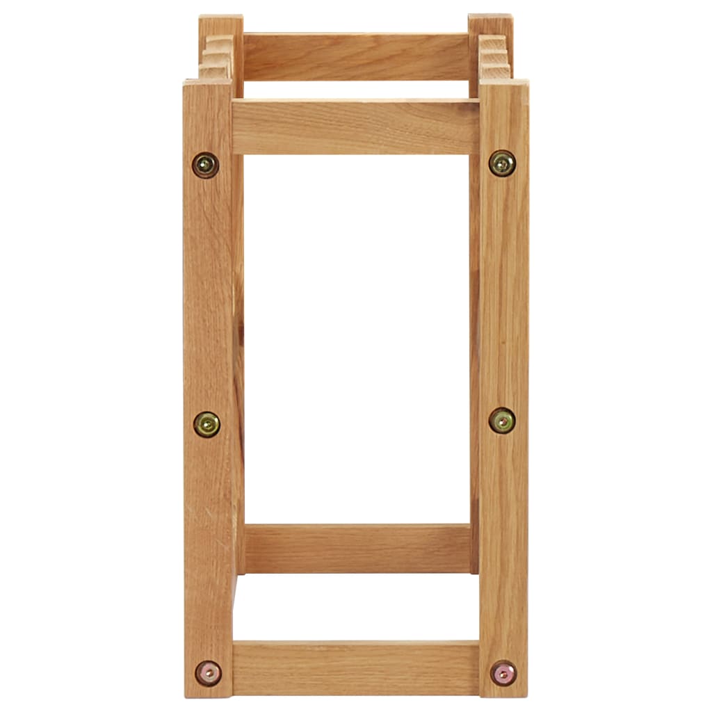 Wine Rack For 12 Bottles 47X21X36 Cm Solid Oak Wood