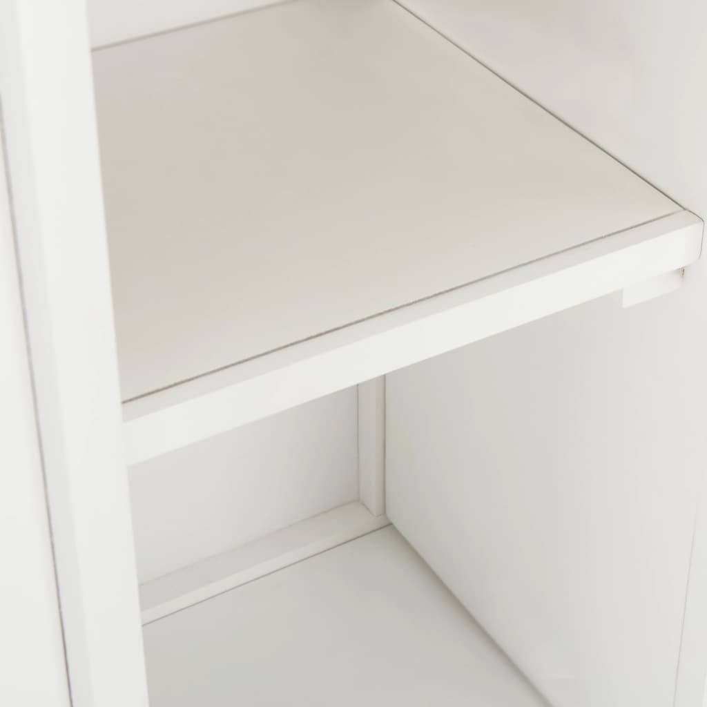 Wine Cabinet 80X32X80 Cm Solid Oak Wood