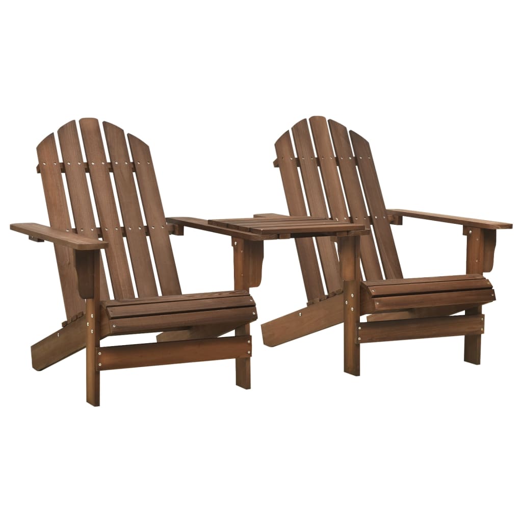 Garden Adirondack Chair Solid Fir Wood