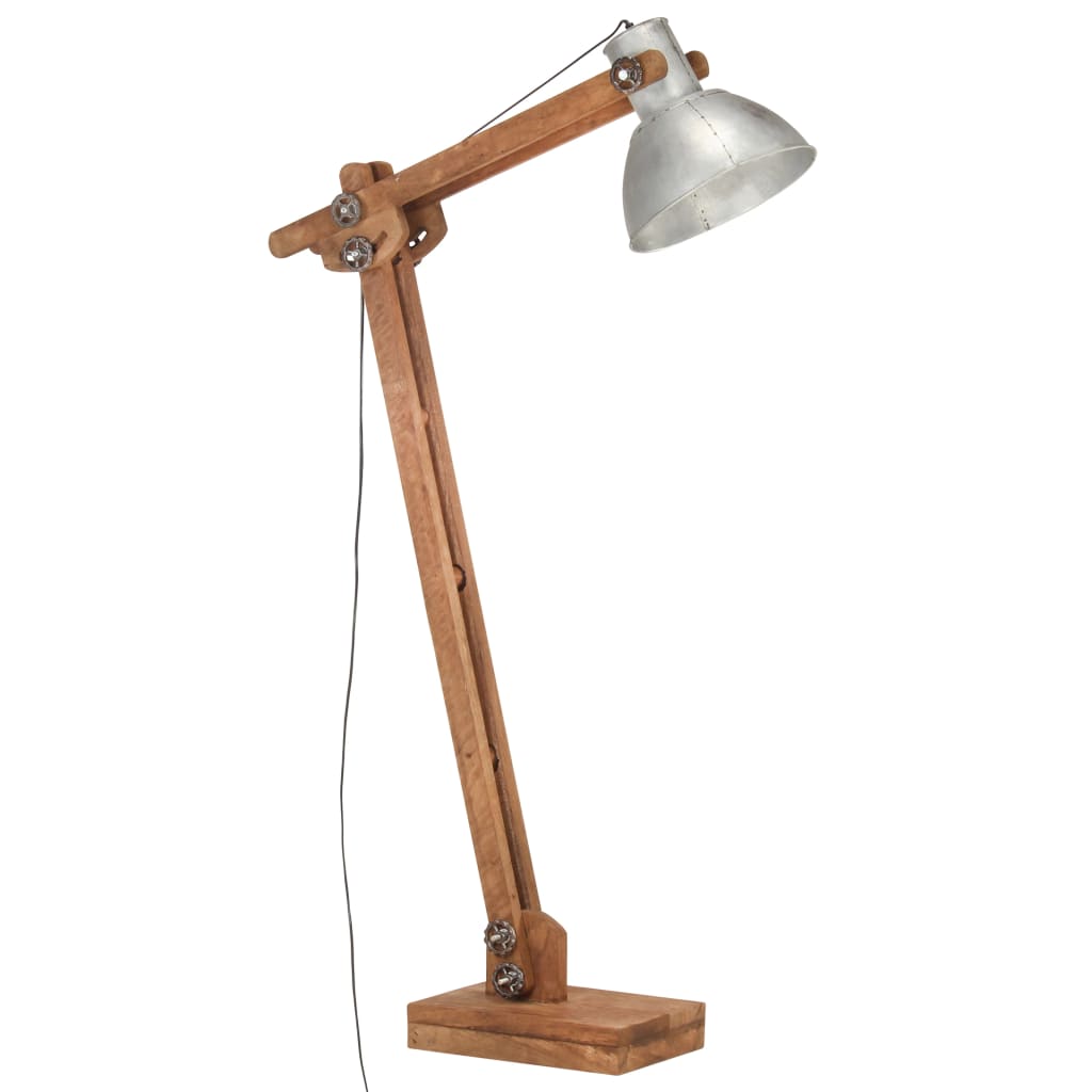Floor Lamp Solid Mango Wood E27