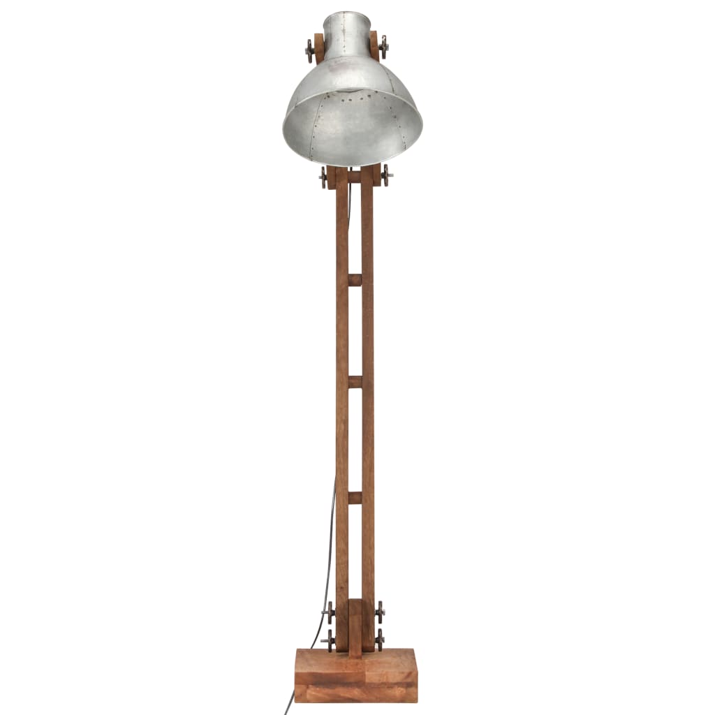 Floor Lamp Solid Mango Wood E27