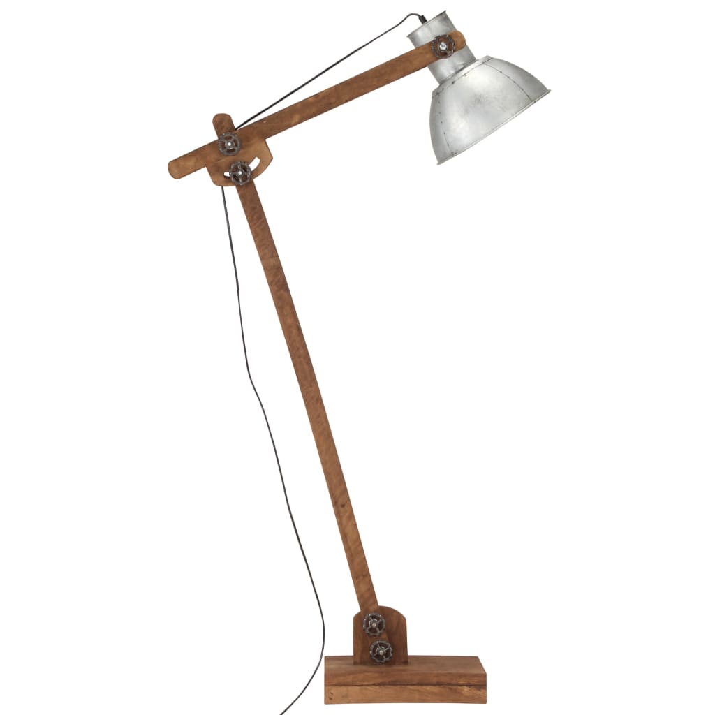 Floor Lamp Solid Mango Wood E27
