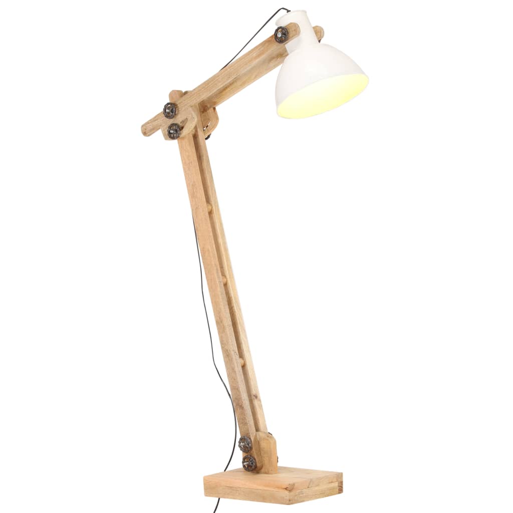 Floor Lamp Solid Mango Wood E27