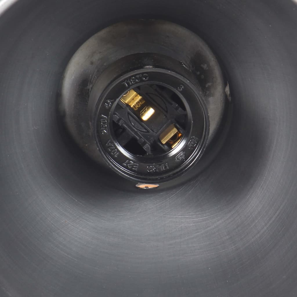 Wall Lamp E27 Silver Solid Mango Wood And Iron